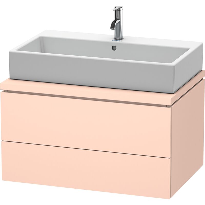 

Duravit Ag - Duravit L-Cube Mueble para consola, ancho 820mm, profundidad 547mm, 2 cajones, color: Albaricoque Perla seda laca mate - LC581702020