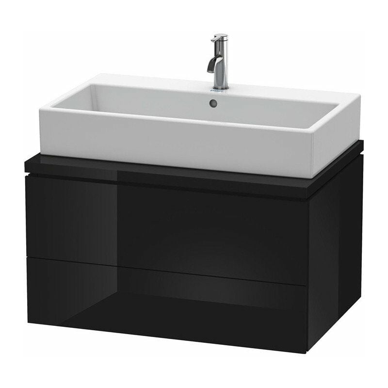 

Duravit - Mueble bajo lavabo L-CUBE 820x547x400mm negro alto brillo
