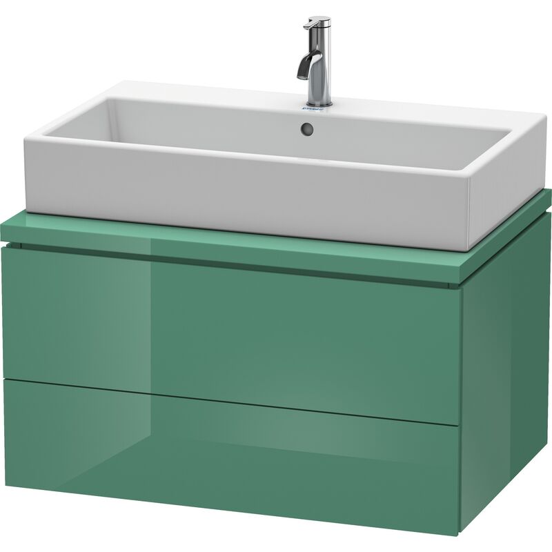 

Duravit Ag - Duravit L-Cube Mueble para consola, ancho 820mm, profundidad 547mm, 2 cajones, color: Jade laca alto brillo - LC581700303