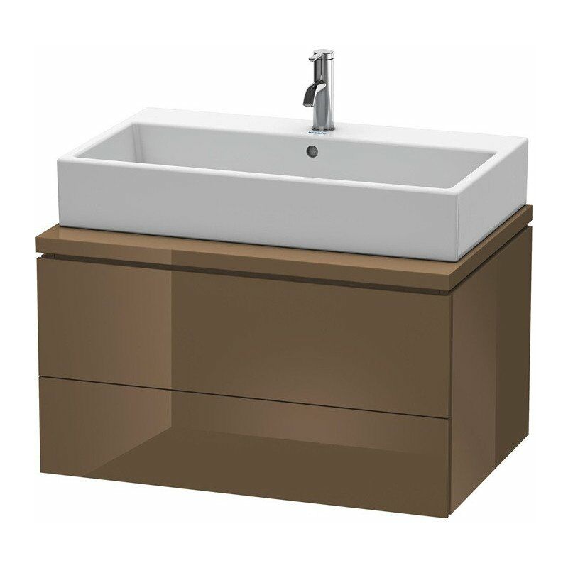 

Duravit - Mueble bajo lavabo L-CUBE 820x547x400mm marrón oliva brillo intenso