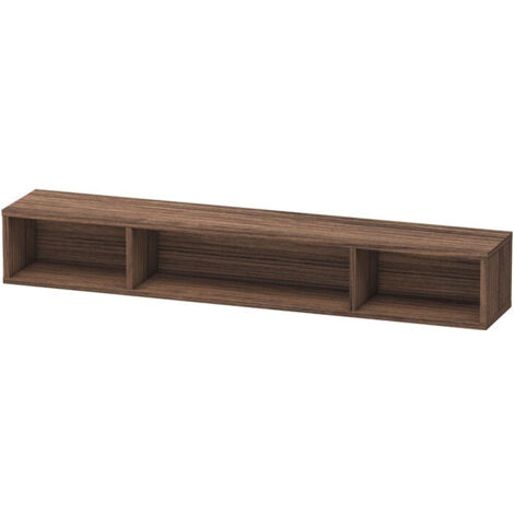 Duravit L-CUBE scaffale 800x140x120mm noce scuro