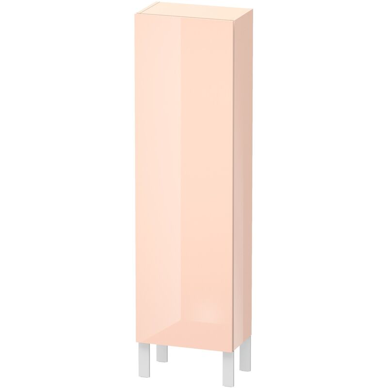 

Duravit L-Cube semi-alta anchura de mueble 400mm, profundidad 243mm, 1 puerta, bisagra con bisagra a la derecha, color: Perla de albaricoque laca de