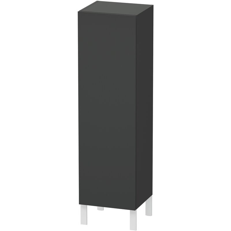 

Duravit L-Cube semi-alta anchura de mueble 400mm, profundidad 363mm, 1 puerta, bisagra con bisagra a la derecha, color: Grafito Mate Decoración