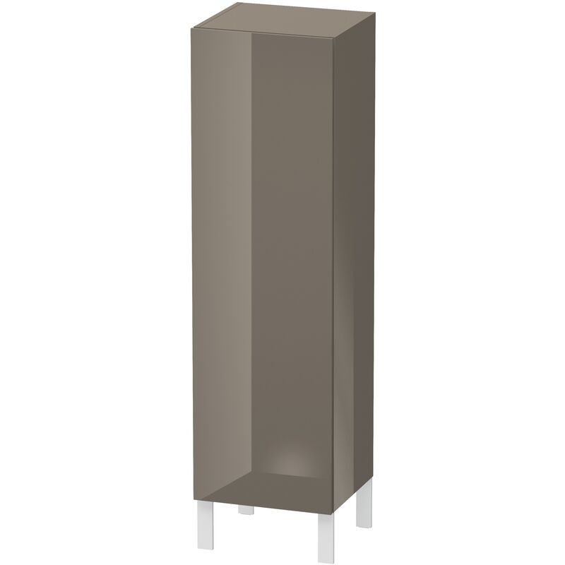 

Duravit L-Cube semi-alta anchura de mueble 400mm, profundidad 363mm, 1 puerta, bisagra con bisagra a la derecha, color: Laca de color gris franela de