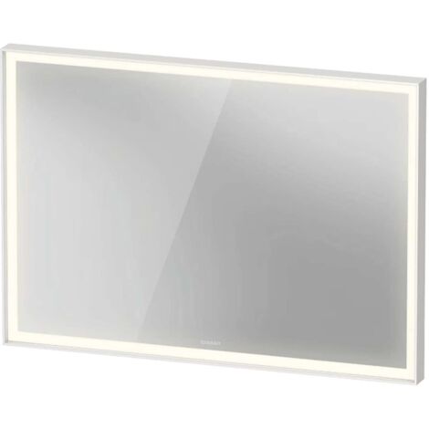 Duravit L-Cube Spiegel mit integrierter Beleuchtung, eckig,