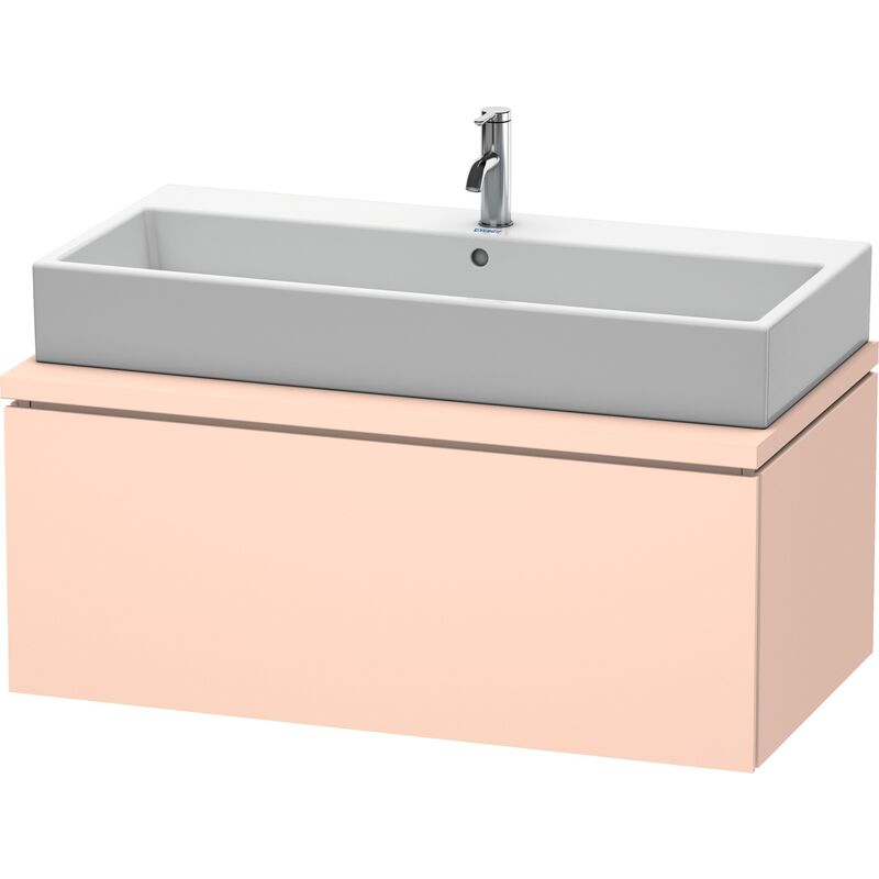 

Duravit Ag - Duravit L-Cube Unidad de lavabo para consola Ancho 1020mm, profundidad 547mm, 1 extraíble, color: Albaricoque Perla seda laca mate