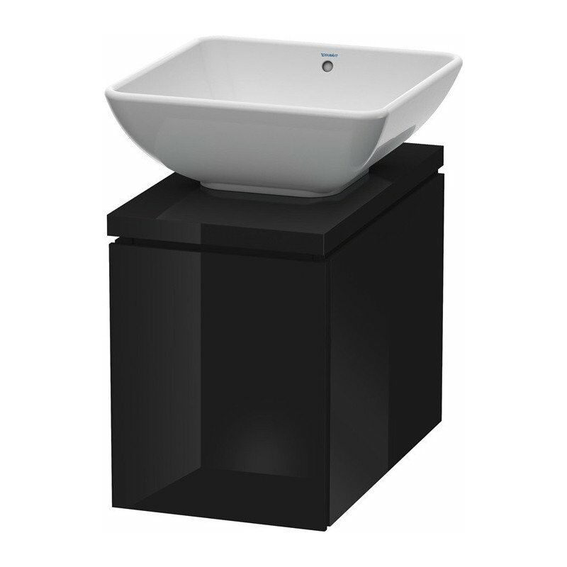 

Mueble bajo lavabo L-CUBE 320x547x400mm negro brillante