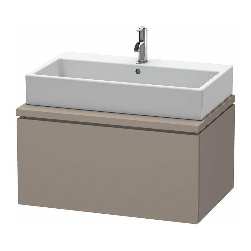 

Mueble bajo lavabo L-CUBE 820x547x400mm basalto mate