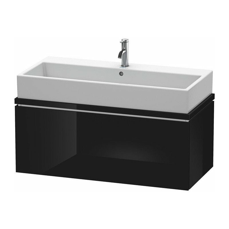 

Duravit - Mueble bajo lavabo L-CUBE 1020x477x400mm negro alto brillo