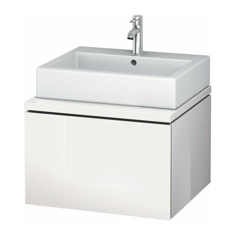 

Duravit - Mueble bajo lavabo L-CUBE 620x547x400mm negro de alto brillo