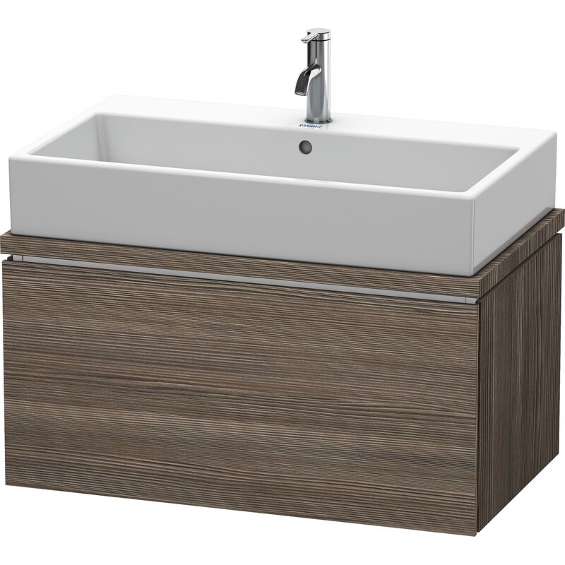 

Duravit L-Cube Unidad de lavabo para consola, anchura 820mm, profundidad 477mm 1 extraíble, color: Pino Terra Decor - LC580205151