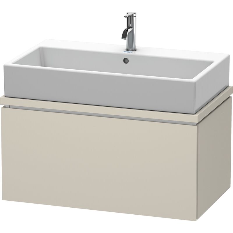 

Duravit Ag - Duravit L-Cube Unidad de lavabo para consola, anchura 820mm, profundidad 477mm 1 extraíble, color: Decoración Topo - LC580209191