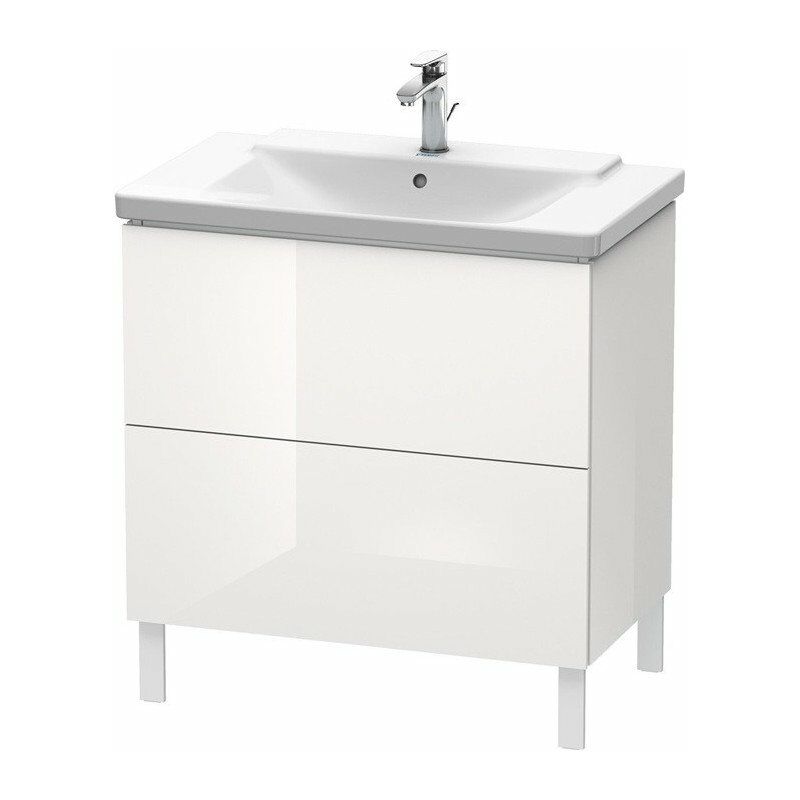 

Duravit - Mueble de baño L-CUBE 820x481x709mm blanco brillo falta