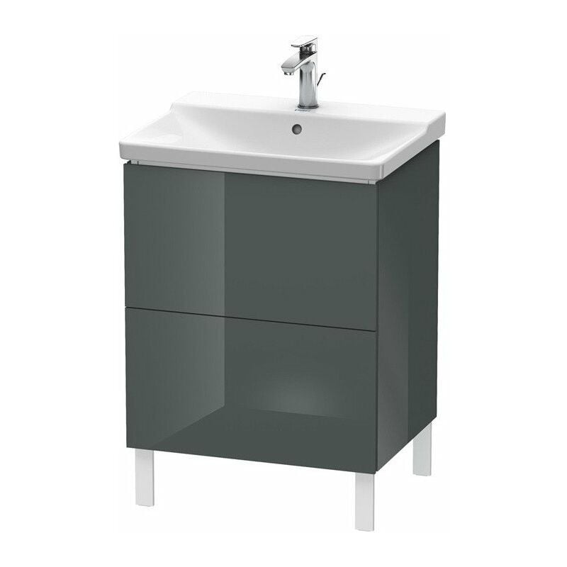 

Duravit - Mueble bajo lavabo L-CUBE 620x481x709mm Gris Doloaveci brillante