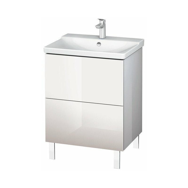 

Duravit - Mueble bajo lavabo L-CUBE 620x481x709mm franela gris satinado