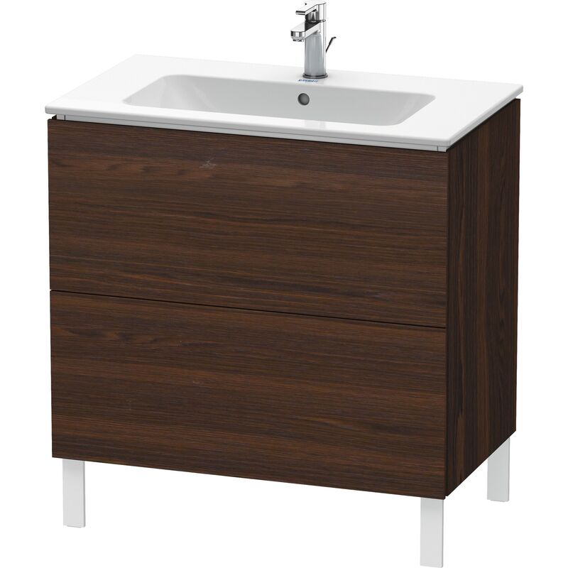 

Duravit L-Cube Vanity unit vertical, anchura 820mm, profundidad 481mm, 2 extraíbles, adecuado para mí por Starck artículo 233683, color: Nogal