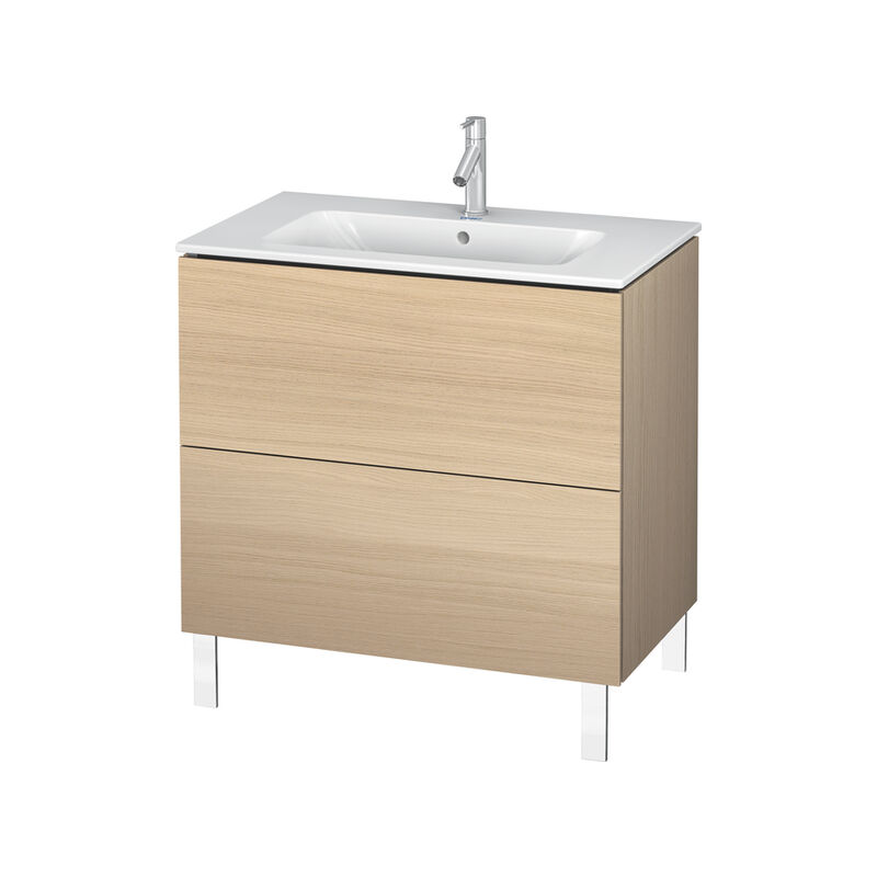 

Duravit L-Cube Vanity unit vertical, anchura 820mm, profundidad 481mm, 2 extraíbles, adecuado para mí por Starck artículo 233683, color: Roble