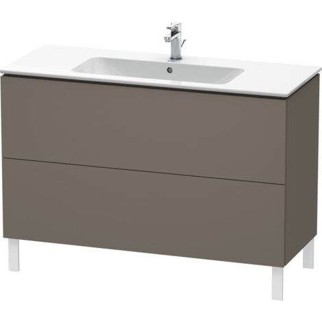 Duravit L-Cube Waschtischunterbau stehend, 2 Auszüge, Breite: