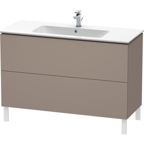 Duravit L-Cube Waschtischunterbau stehend, 2 Auszüge, Breite: