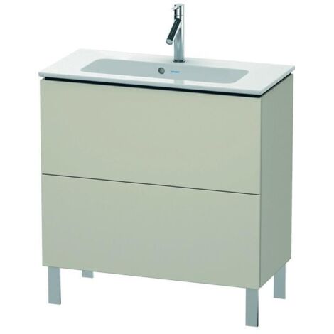 Duravit L-Cube Waschtischunterbau stehend Compact, 2 Auszüge,