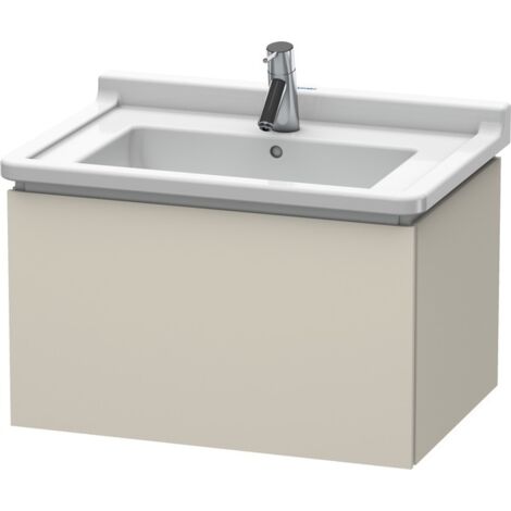 Duravit L-Cube Waschtischunterbau wandhängend, 1 Auszug, 670mm,