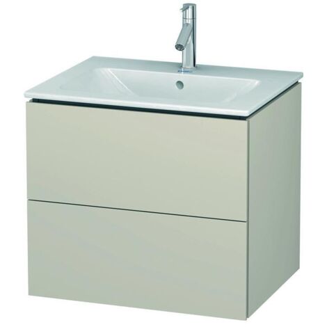 Duravit L-Cube Waschtischunterbau wandhängend, 2 Schubkästen,