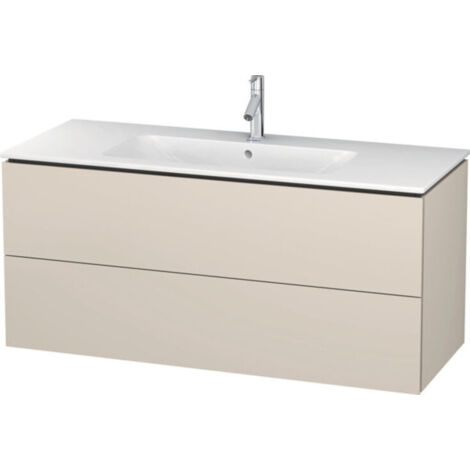 Duravit L-Cube Waschtischunterbau wandhängend, 2 Schubkästen,