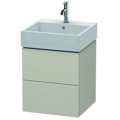 Duravit L-Cube Waschtischunterbau wandhängend, 2 Schubkästen,