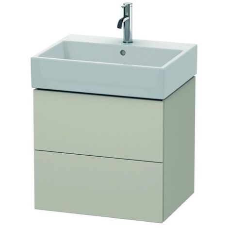 Duravit L-Cube Waschtischunterbau wandhängend, 2 Schubkästen,