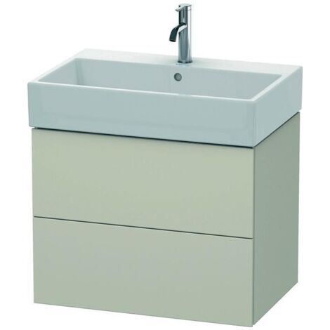 Duravit L-Cube Waschtischunterbau wandhängend, 2 Schubkästen,