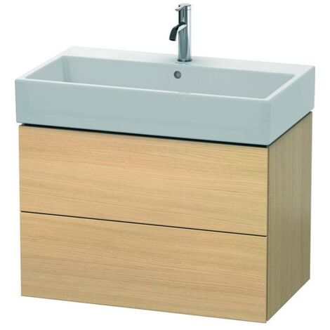 Duravit L-Cube Waschtischunterbau wandhängend, 2 Schubkästen,