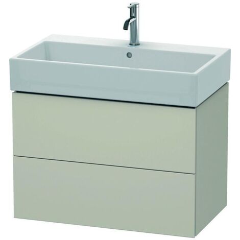 Duravit L-Cube Waschtischunterbau wandhängend, 2 Schubkästen,