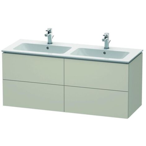 Duravit L-Cube Waschtischunterbau wandhängend, 4 Schubkästen,