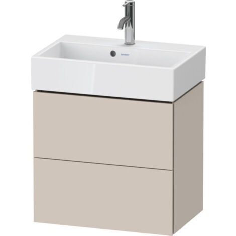 Duravit L-Cube Waschtischunterbau wandhängend Compact, 2