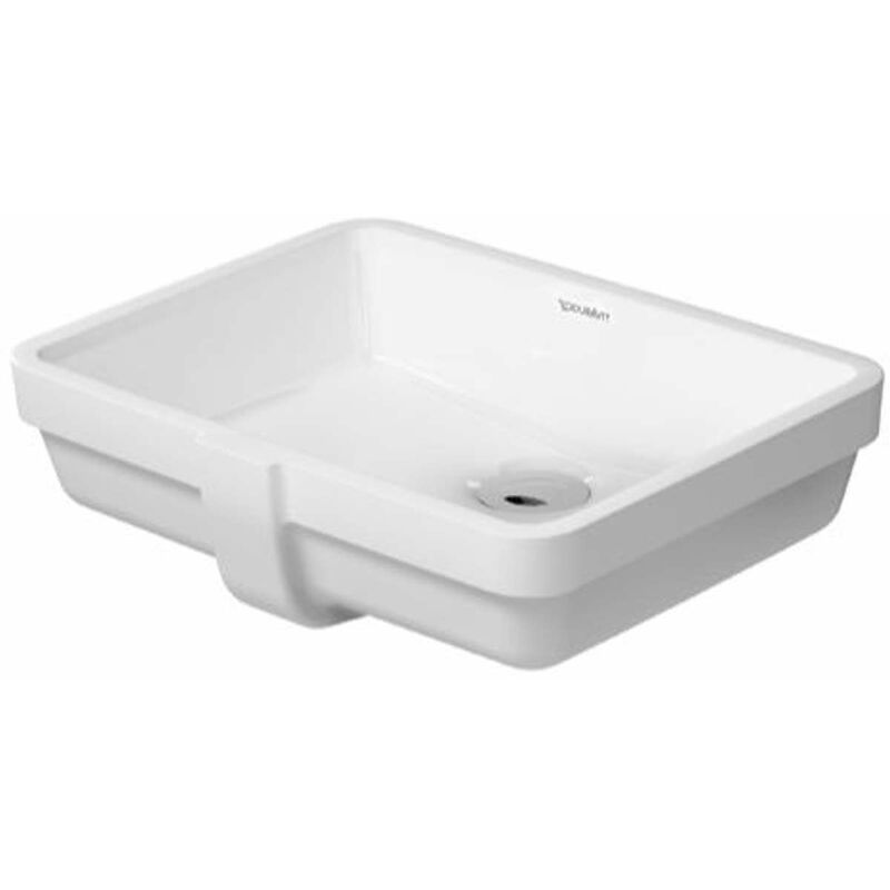 Duravit Vero - Lavabo ad incasso 43x32 cm, con WonderGliss, bianco alpino 03304300001