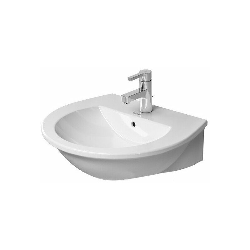 

lavabo DARLING NEW con plato rebosadero 1 orificio para grifería 550x480mm blanco - Duravit