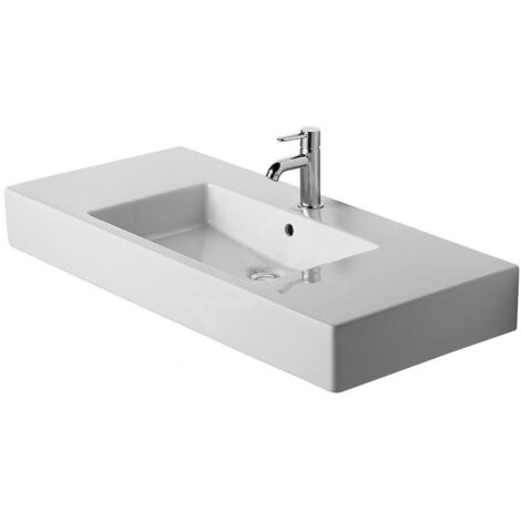 Duravit lavabo pour meuble Vero 105cm, avec trop-plein, avec