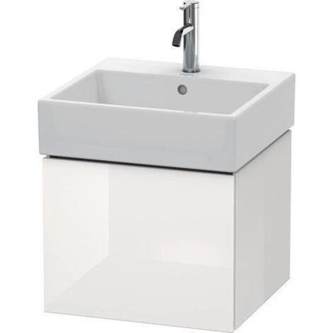 DURAVIT LC617408383 L-Cube WTU blanc, 484x459x394 mm, 1 porte avec charnières à gauche
