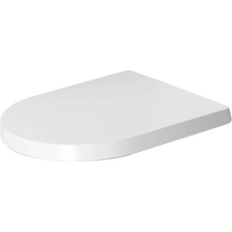 Duravit LFD0020010000 Sedile Avvolgente per WC Me by Starck in Resina termoindurente, Bianco, Länge: 45,8 cm