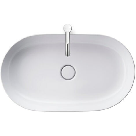 Duravit Luv - Aufsatzwaschbecken, 700x400, ohne Überlauf, weiß 0379700000