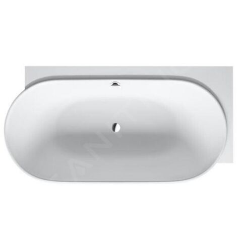 Duravit Luv - Baignoire 1850x950 mm, droite, DuraSolid, blanc 700432000000000