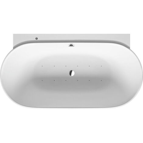 Duravit Luv bain à remous, version à poser, double dos inclinés,