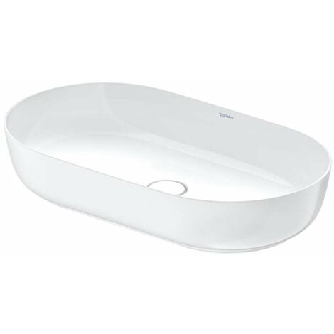 Duravit Luv - Lavabo da appoggio, 70x40 cm, senza troppopieno, bianco 0379700000