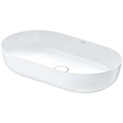 Duravit Luv - Lavabo sobre encimera, 70x40 cm, sin rebosadero, blanco 0379700000