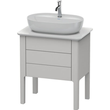 Duravit Luv mueble bajo lavabo, columna LU9565, 1 cajón, 1