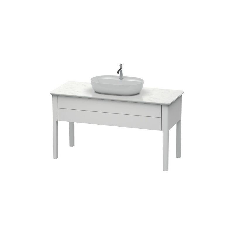 

Duravit Luv Vanity unit vertical LU9561, 1338 x 570 mm, 1 extraíble, color: Seda topo laca mate - LU956106060