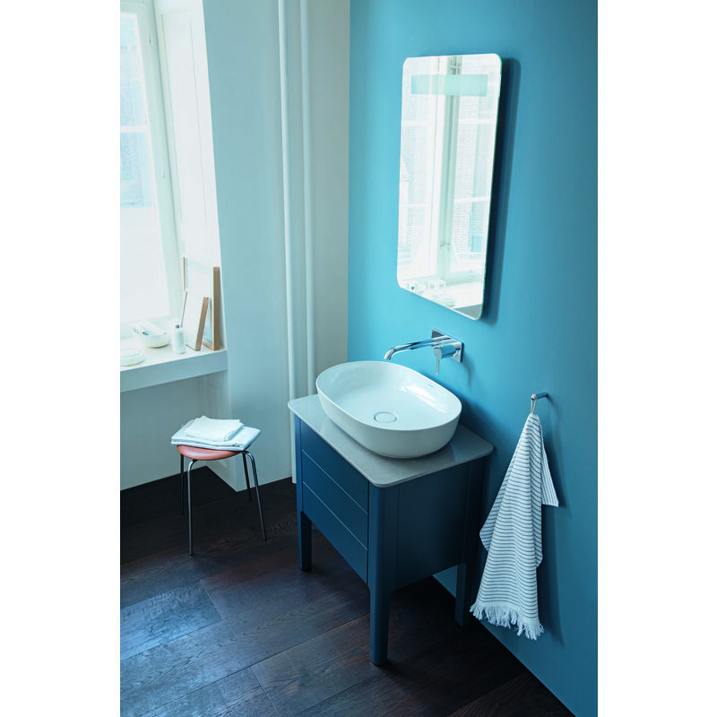 

Duravit Luv Vanity unit vertical LU9565, 1 cajón, 1 extraíble, anchura: 638mm, color: Seda azul noche lacado mate - LU956509898