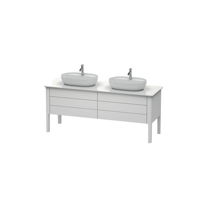 

Duravit Ag - Duravit Luv Vanity vertical LU9567B, 1733 x 570 mm, 2 cajones, 2 extraíbles, color: Gris piedra Seda Barniz mate - LU9567B9292