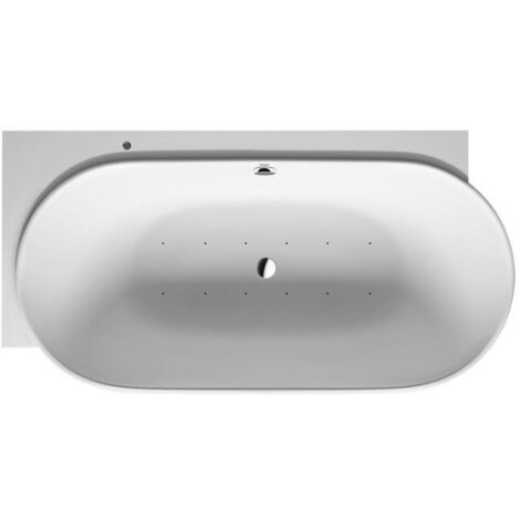 Duravit Luv Whirlpool, Ecke links, 2 Rückenschrägen, nahtlose