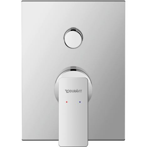 Duravit Manhattan Einhebelmischer Unterputz Set, 2 Verbraucher,